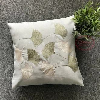 The Cotton Embroidery Cushion Cover Is A Work Of Art
