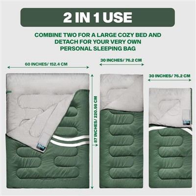 Envelope Shaped Sleeping Bag Is Basic Style Sleeping Bag