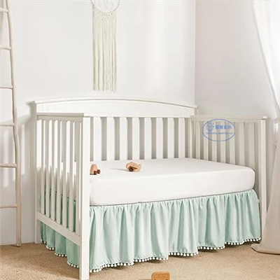 How To Wash The Crib Skirt With Pompoms?